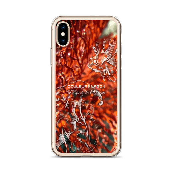 Coque Crystal iPhone Gorgone Rouge