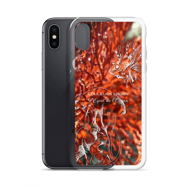 Coque Crystal iPhone Gorgone Rouge