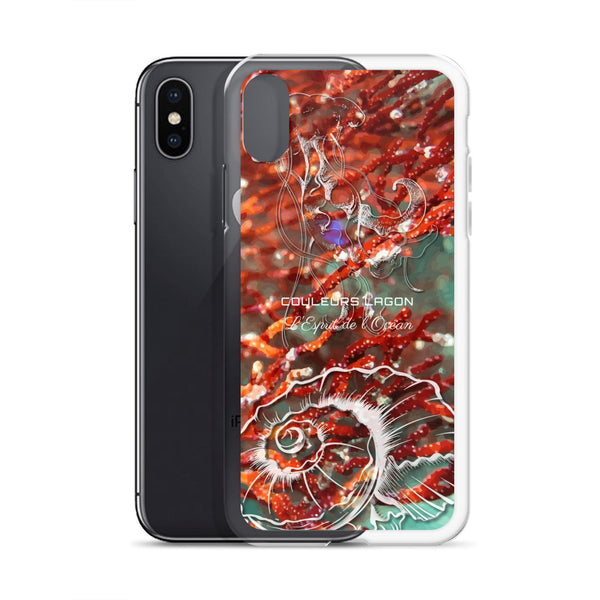 Coque Crystal iPhone Gorgone Rouge 2