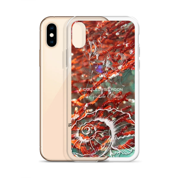 Coque Crystal iPhone Gorgone Rouge 2