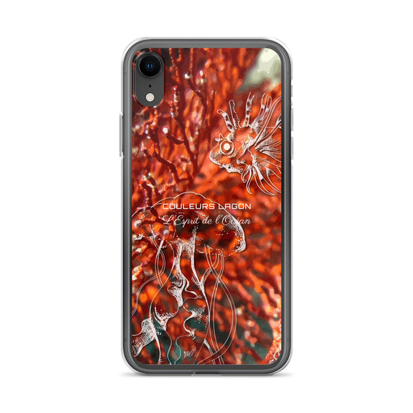 Coque Crystal iPhone Gorgone Rouge