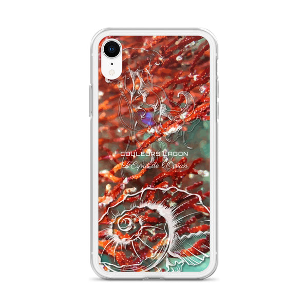 Coque Crystal iPhone Gorgone Rouge 2