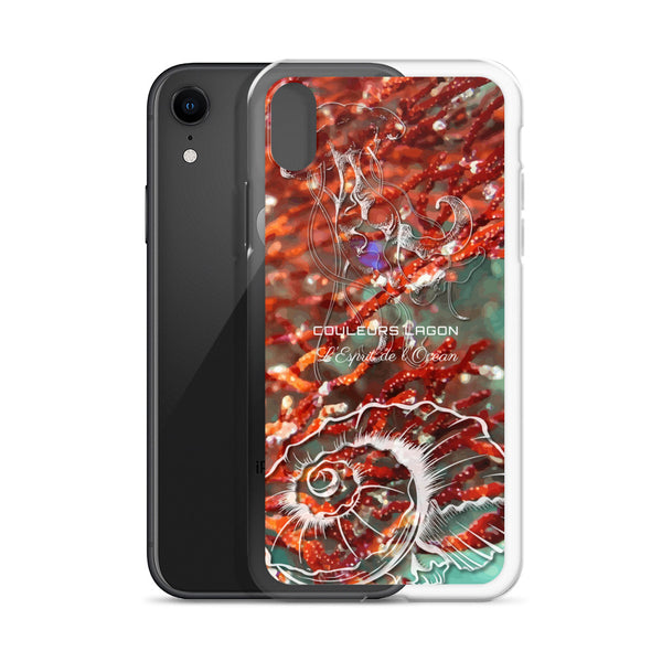 Coque Crystal iPhone Gorgone Rouge 2