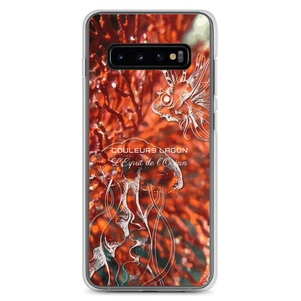 s10 - Coque Crystal Samsung Gorgone Rouge - Couleurs Lagon