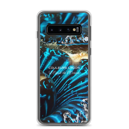s10 - Coque Samsung Bénitier Bleu - Couleurs Lagon