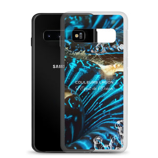 s10 - Coque Samsung Bénitier Bleu - Couleurs Lagon