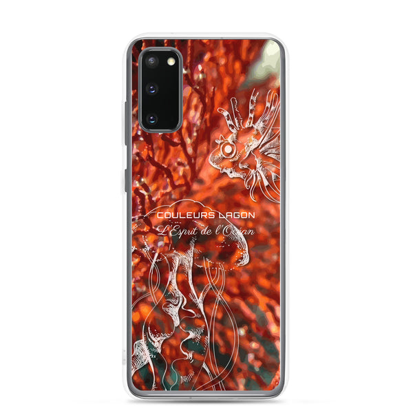 Coque Crystal Samsung Gorgone Rouge