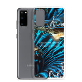 Coque Crystal Samsung Bénitier Bleu