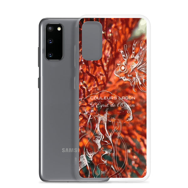 Coque Crystal Samsung Gorgone Rouge