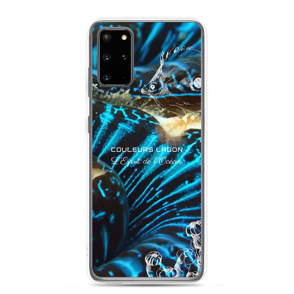 s20 - Coque Samsung Bénitier Bleu - Couleurs Lagon