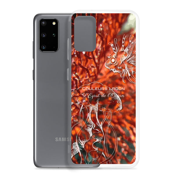 s20 plus - Coque Crystal Samsung Gorgone Rouge - Couleurs Lagon