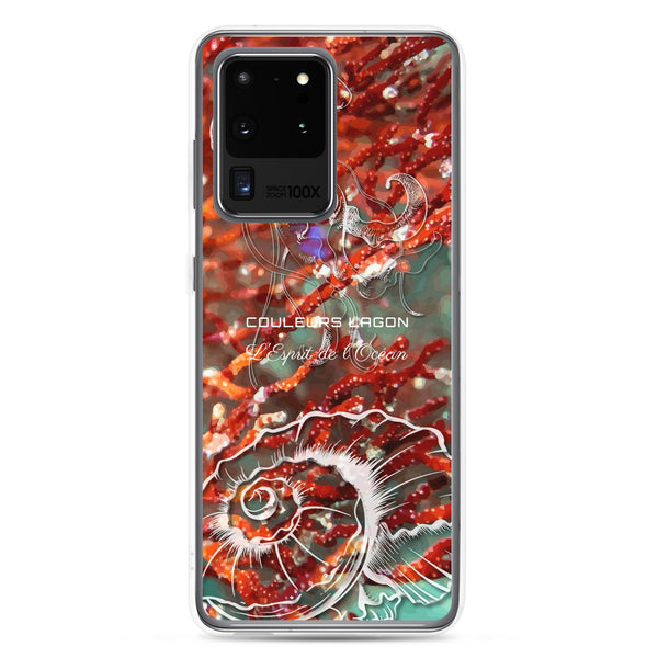 Coque Crystal Samsung Gorgone Rouge 2