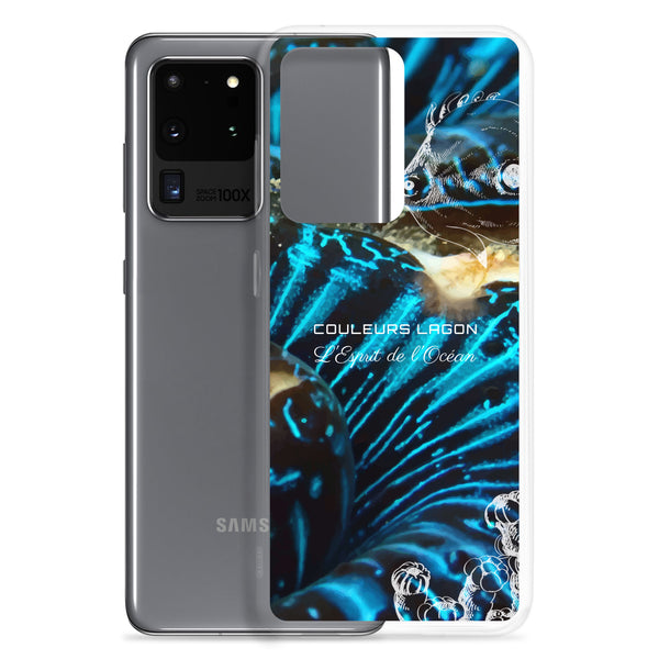 Coque Crystal Samsung Bénitier Bleu