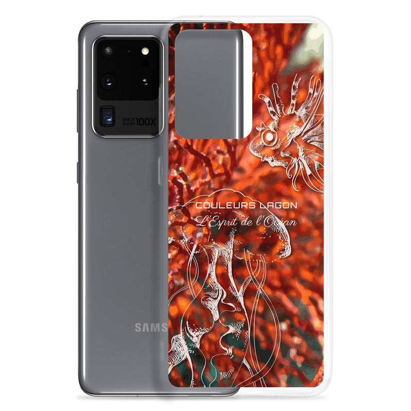 s20 ultra - Coque Crystal Samsung Gorgone Rouge - Couleurs Lagon