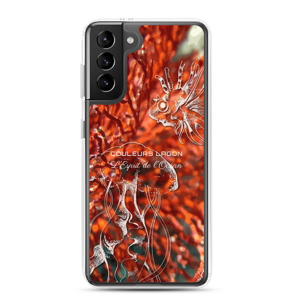 Coque Crystal Samsung Gorgone Rouge