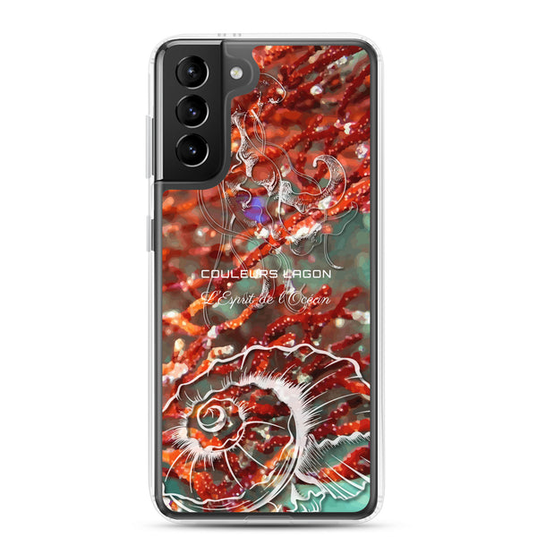 Coque Crystal Samsung Gorgone Rouge 2