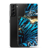 Coque Crystal Samsung Bénitier Bleu