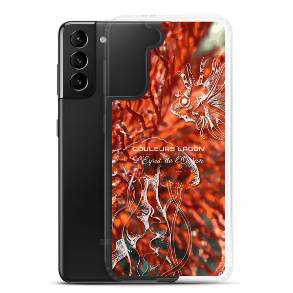 Coque Crystal Samsung Gorgone Rouge