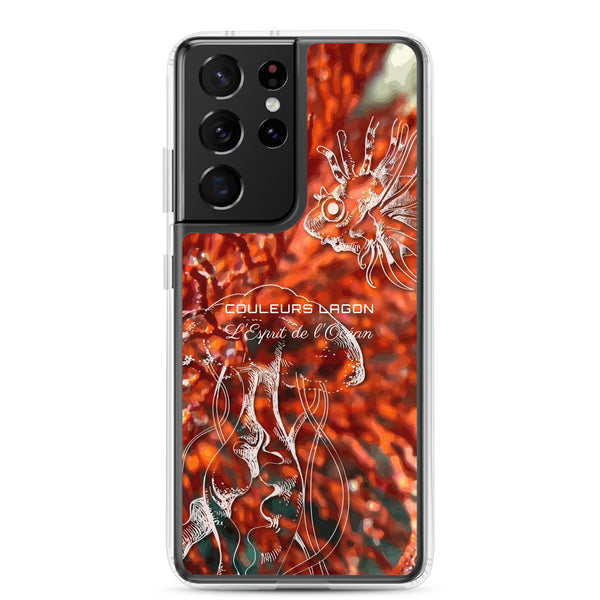 Coque Crystal Samsung Gorgone Rouge