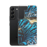 Coque Crystal Samsung Bénitier Bleu