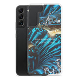 Coque Crystal Samsung Bénitier Bleu