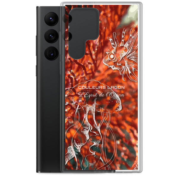 Coque Crystal Samsung Gorgone Rouge