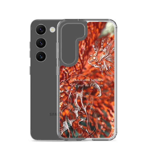 Coque Crystal Samsung Gorgone Rouge