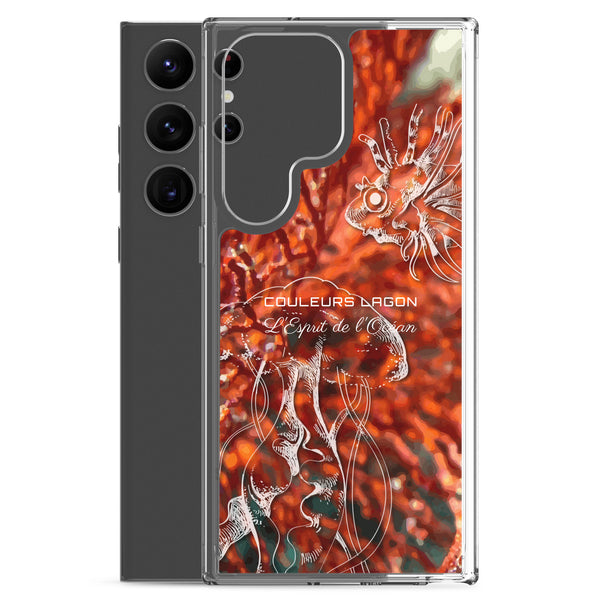 Coque Crystal Samsung Gorgone Rouge