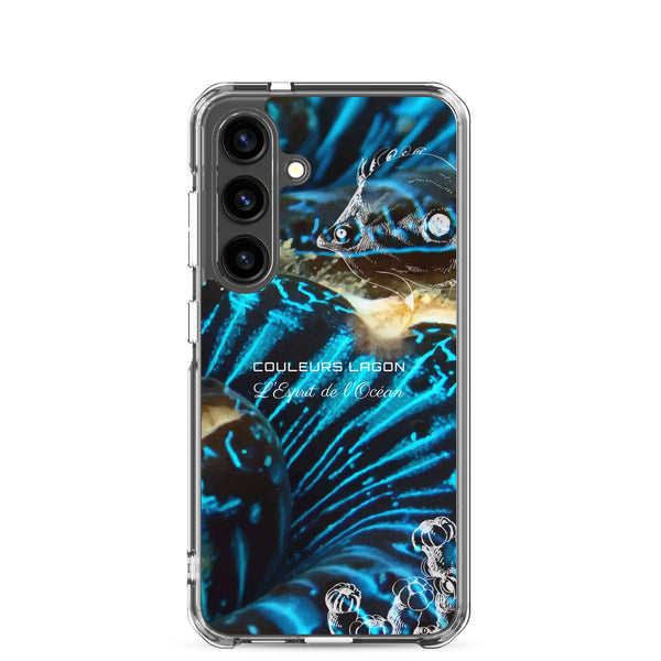 Coque Crystal Samsung Bénitier Bleu