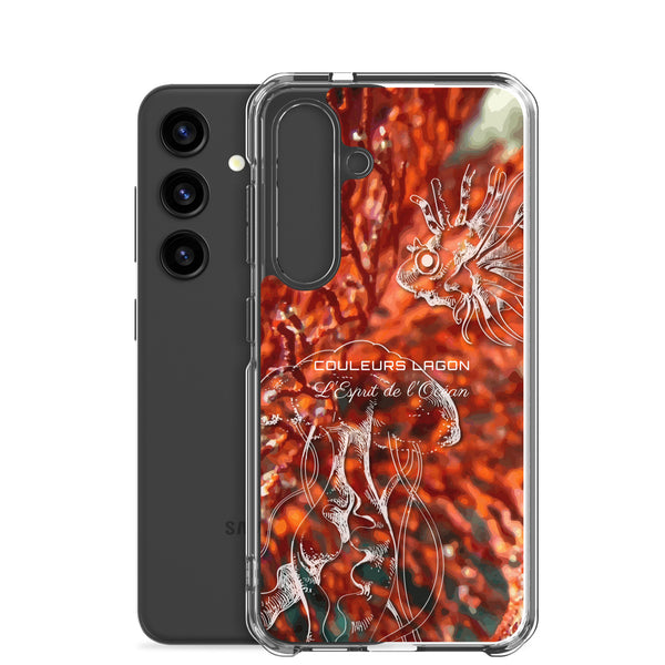 Coque Crystal Samsung Gorgone Rouge