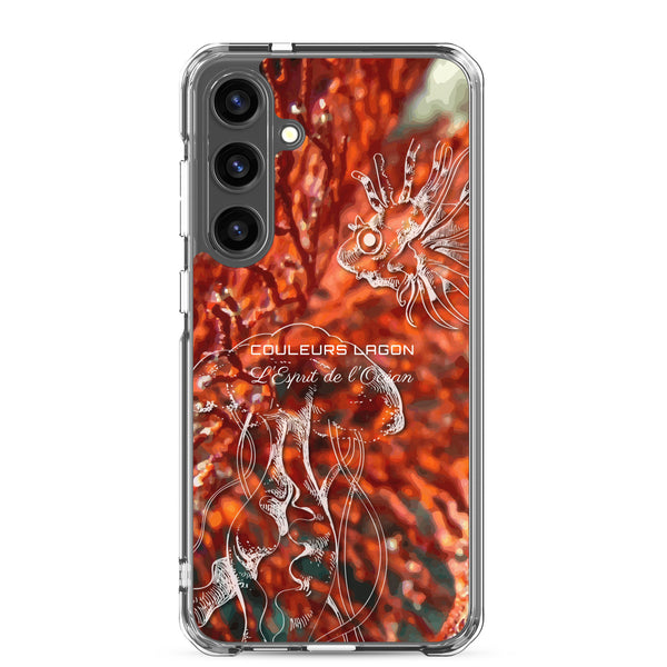Coque Crystal Samsung Gorgone Rouge