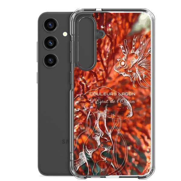 Coque Crystal Samsung Gorgone Rouge