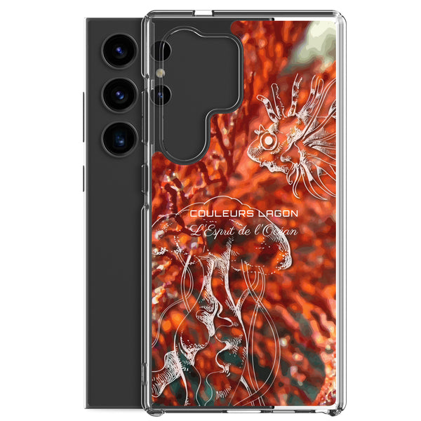 Coque Crystal Samsung Gorgone Rouge