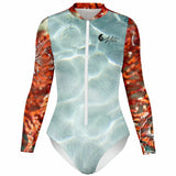 av 3d - Combi surf manches longues MITI caraco Gorgones II Couleurs Lagon