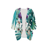 Kimono Plage Femme Tropical MITI Orchidée