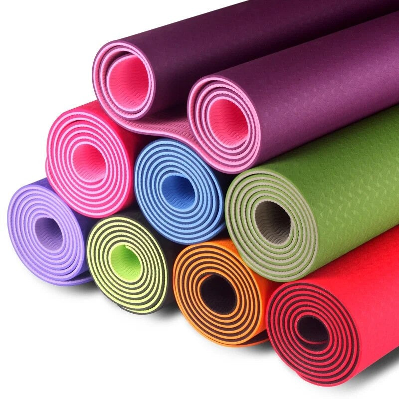 Tapis de YOGA PRO EPAIS et RESPIRANT Haute Qualité TPE – COULEURS