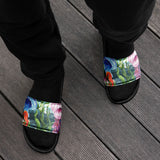 Claquettes homme méduses - vue dessus semelle - Couleurs Lagon