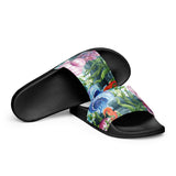 Claquettes plage homme méduses noir - imprimé exclusif Couleurs Lagon