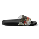 Claquettes plage homme coquillages - sangle rembourrée - Couleurs Lagon