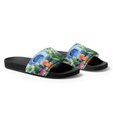 Claquettes homme méduses noir - profil droit - Couleurs Lagon