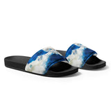 Claquettes homme bleu outremer noir - profil droit - Couleurs Lagon