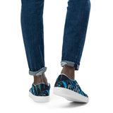 Bénitier Bleu vue arrière — Tennis Slip-On Homme | Couleurs Lagon