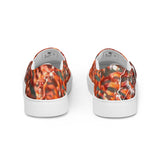 Gorgone Rouge vue arrière angle — Tennis Slip-On Homme | Couleurs Lagon