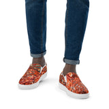 Gorgone Rouge vue de face lifestyle — Tennis Slip-On Homme | Couleurs Lagon