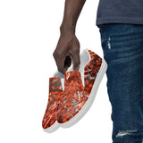 Gorgone Rouge vue avant gauche — Tennis Slip-On Homme | Couleurs Lagon