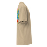 droite - T-shirt oversize unisexe délavé – Island Vibes | 3 couleurs tendance – Chill & Tropical