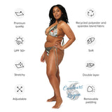 Sexy Bikini Push-Up String Doublé Recyclé UPF50+ COQUILLAGES OR