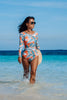 Combinaison surf femme floral rose TAHITI - Couleurs Lagon