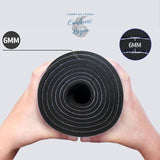 Gros plan surface daim du tapis de yoga épais Couleurs Lagon
