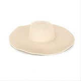 beige - Chapeau Paille Pliant à Bord Large - Couleurs Lagon